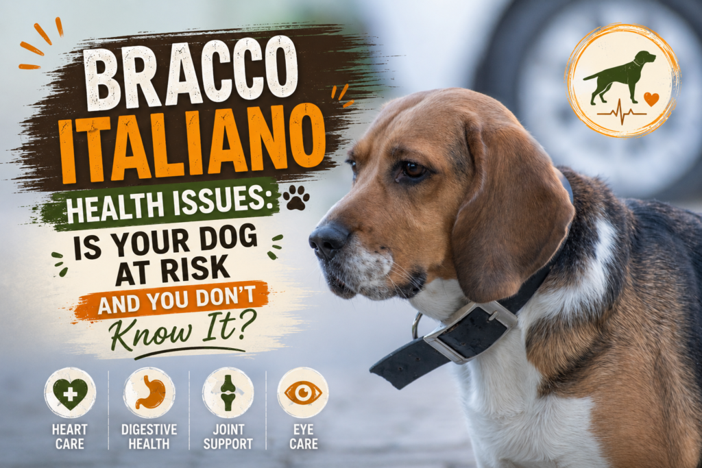 Bracco Italiano health issues infographic