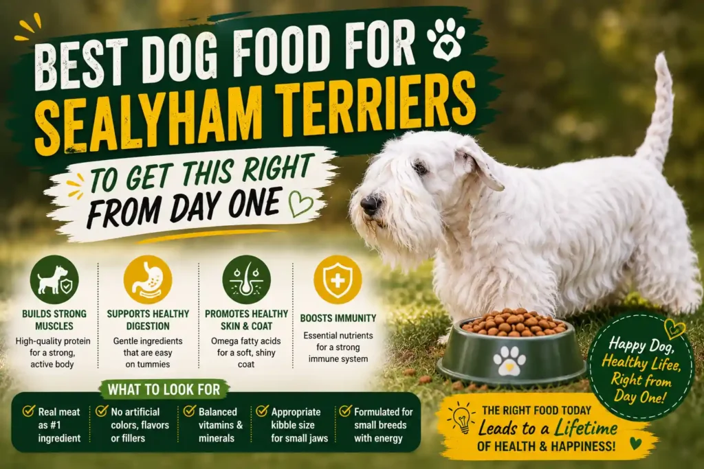 Best dog food for Sealyham Terriers