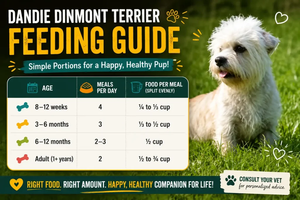 Dandie Dinmont feeding guide