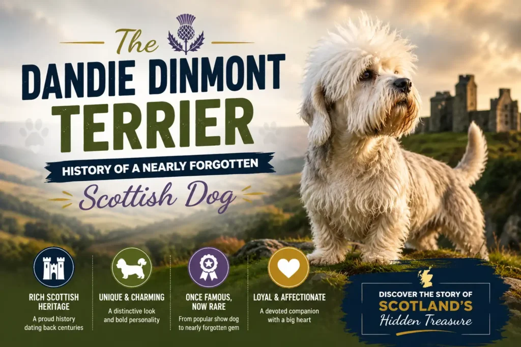 Dandie Dinmont Terrier Scottish history infographic