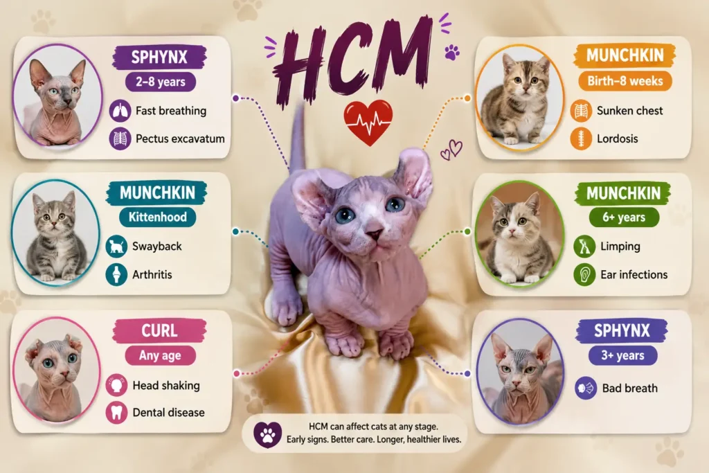 Dwelf cat health risks infographic
