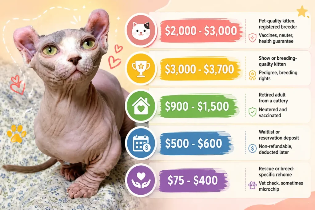 Dwelf cat price comparison infographic