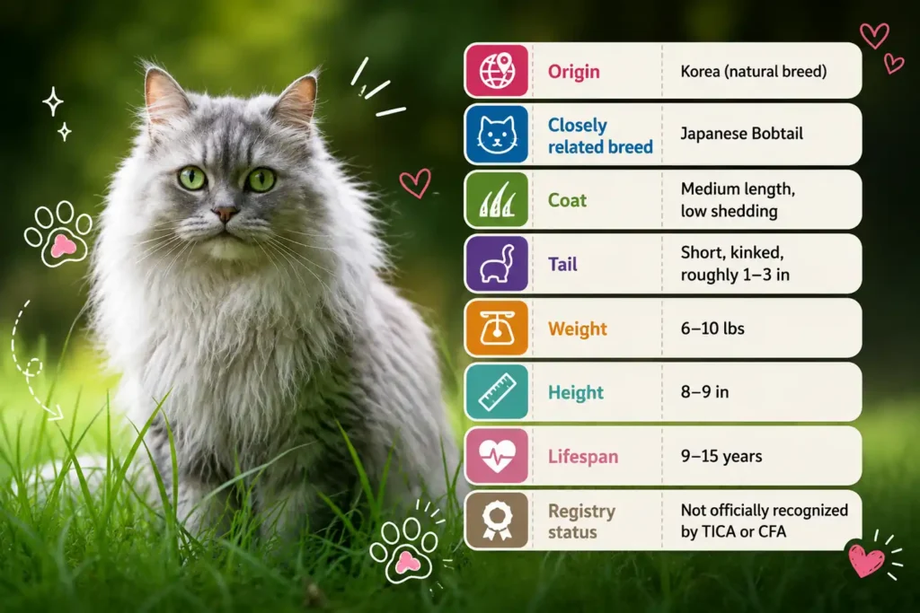 Korean Bobtail breed facts