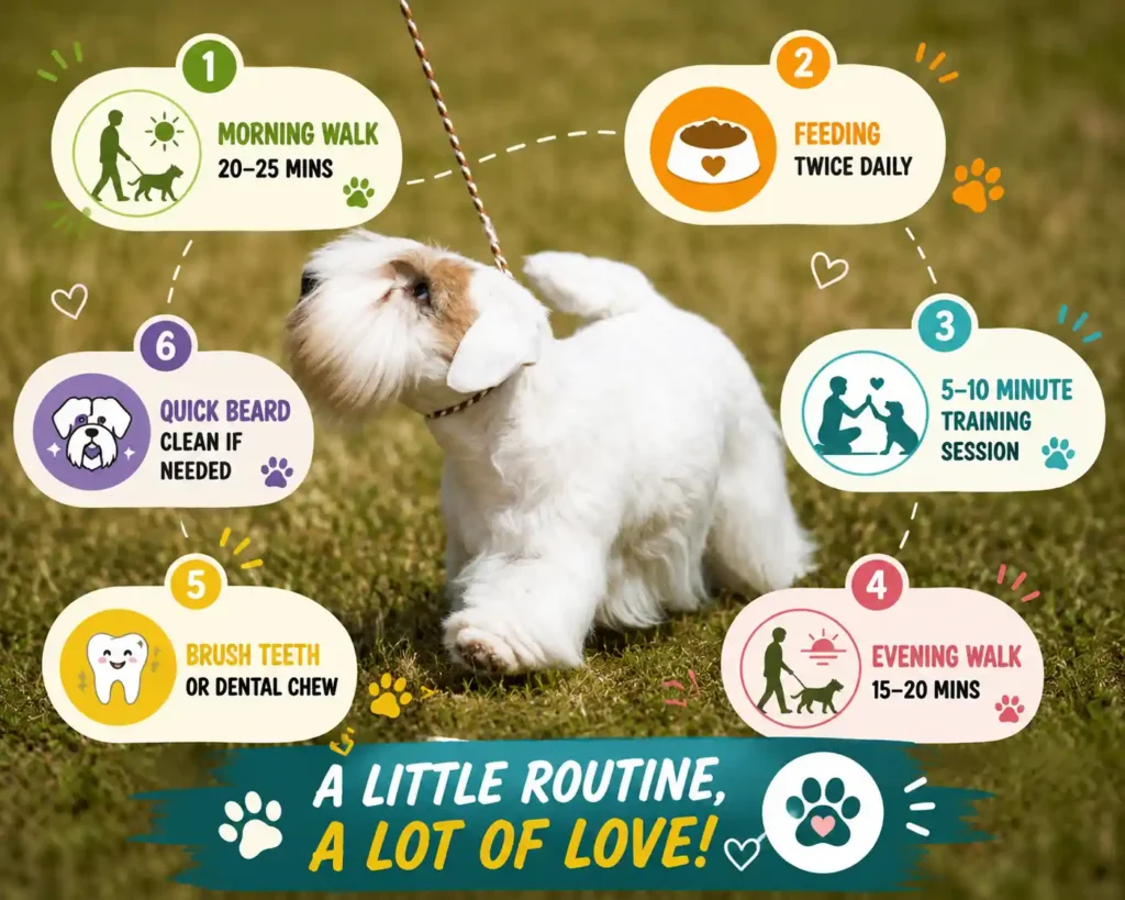Sealyham Dog daily routine guide