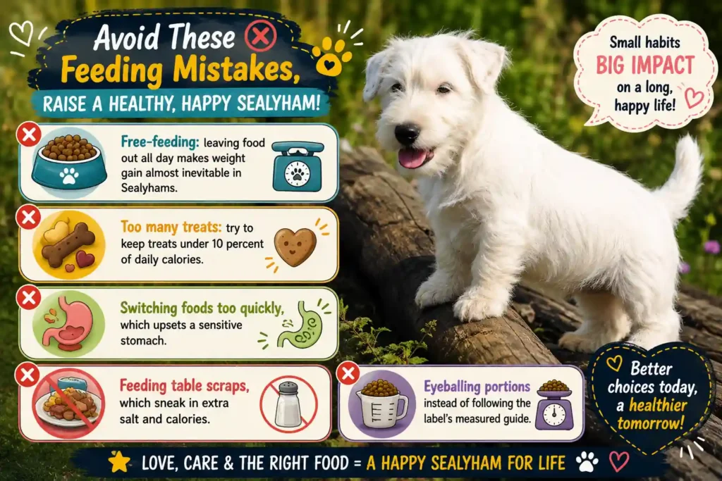 Sealyham Dog feeding mistakes guide