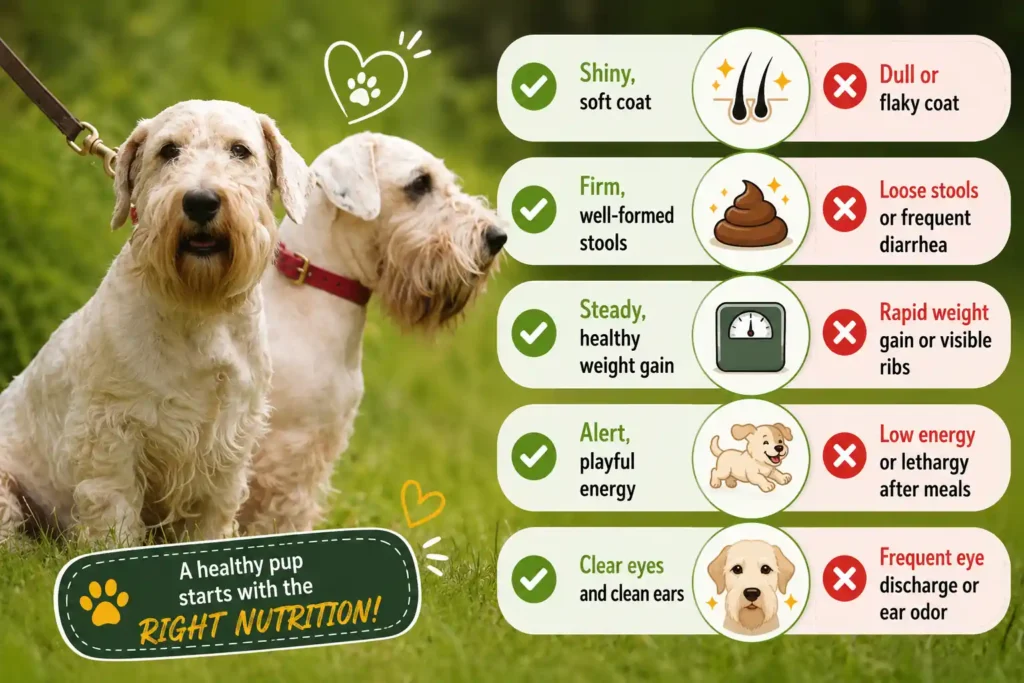 Sealyham puppy health signs
