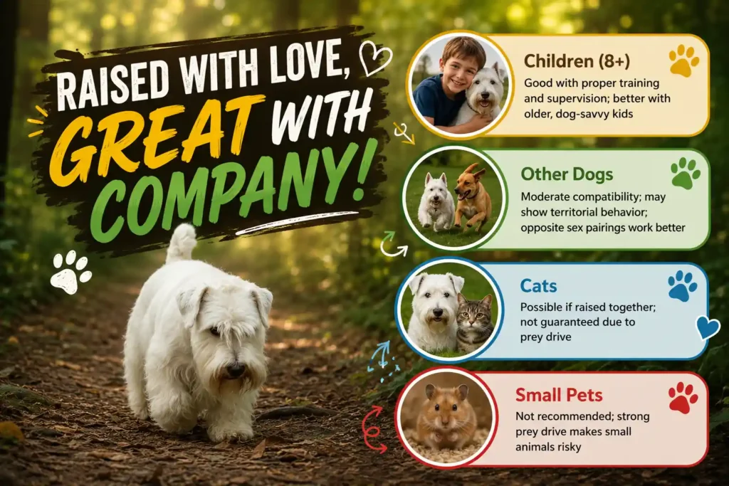 Sealyham Terrier compatibility infographic