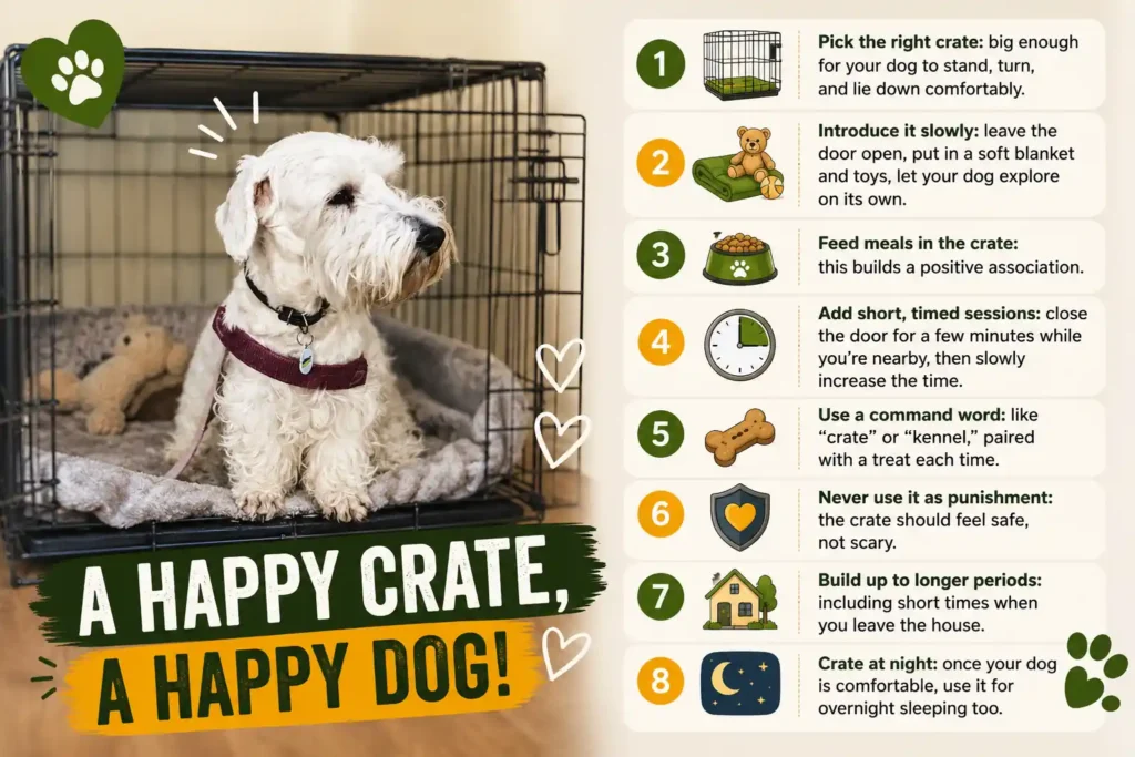 Sealyham Terrier crate training guide