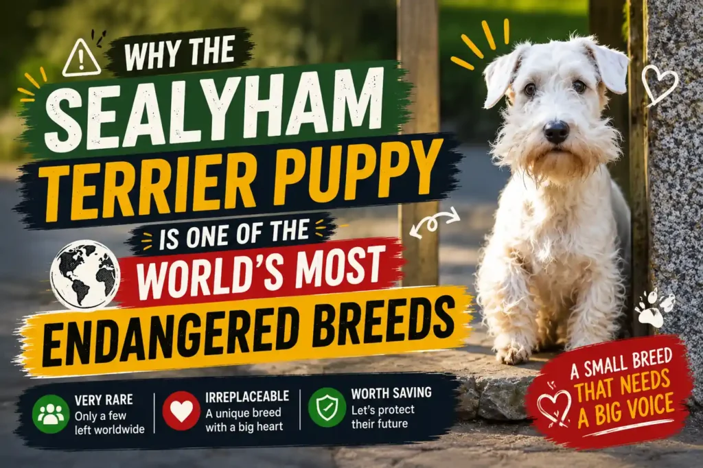 Sealyham Terrier endangered breed