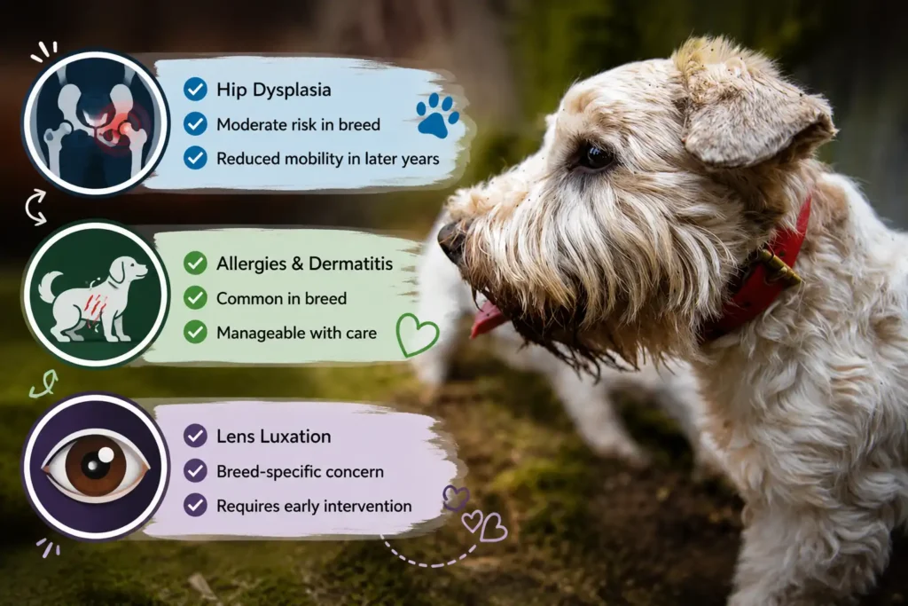 Sealyham Terrier health concerns infographic
