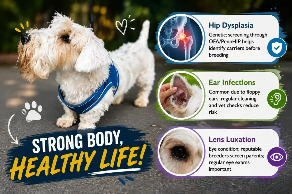 Sealyham Terrier health screening infographic