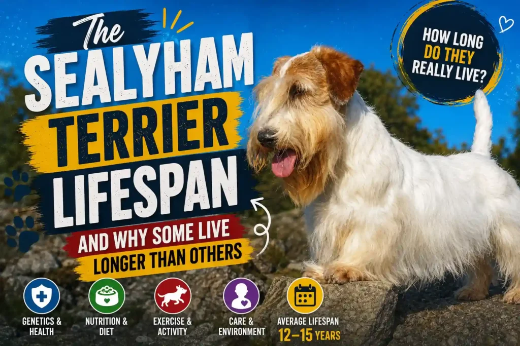 Sealyham Terrier lifespan infographic
