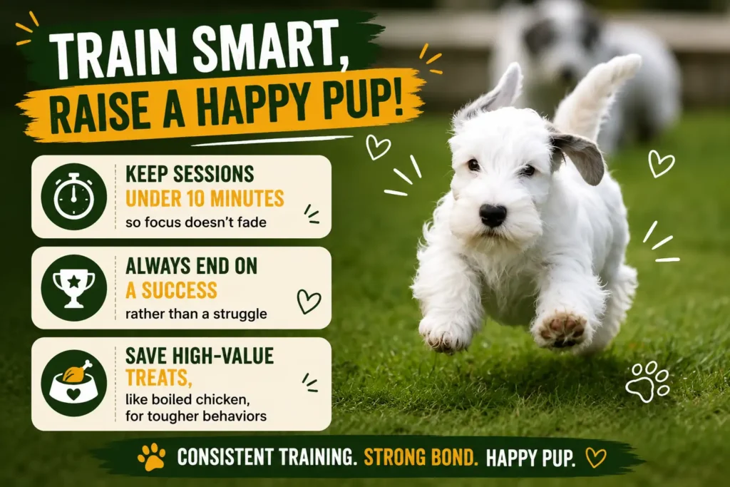Sealyham Terrier puppy training tips
