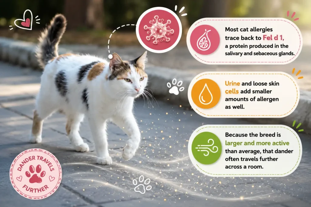 Aphrodite Giant cat allergens
