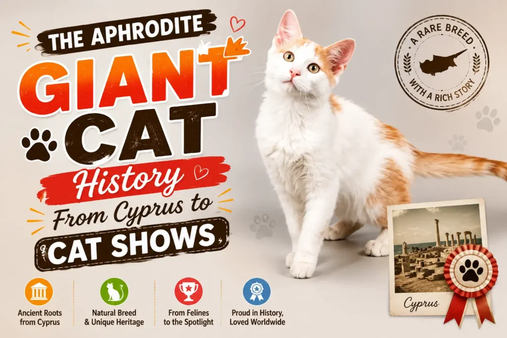Aphrodite Giant cat history