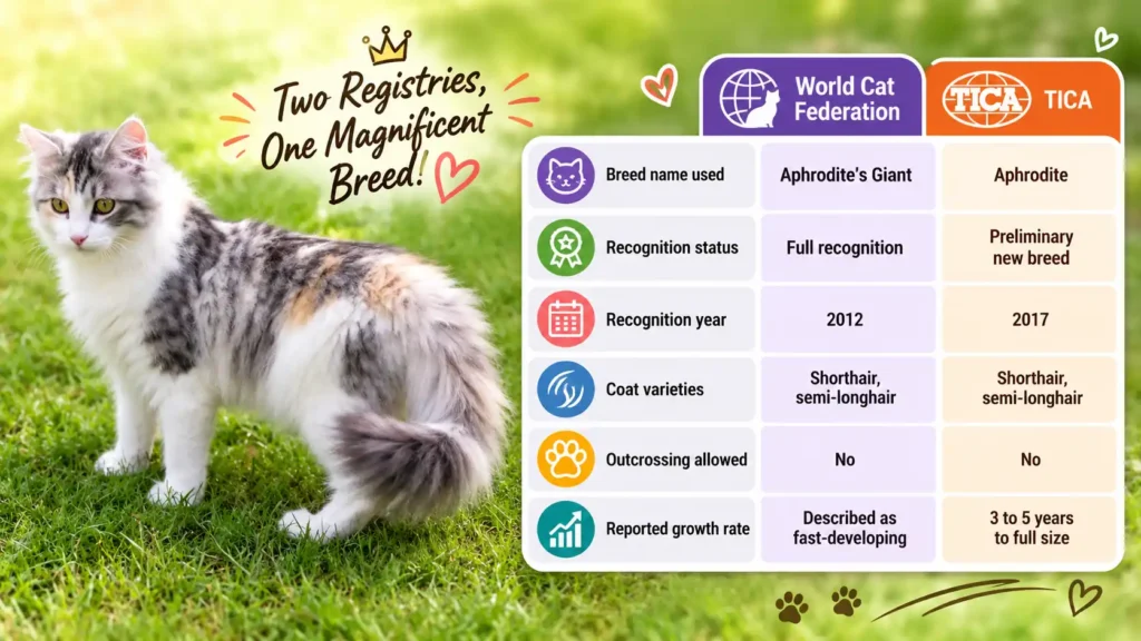 Aphrodite Giant WCF TICA comparison