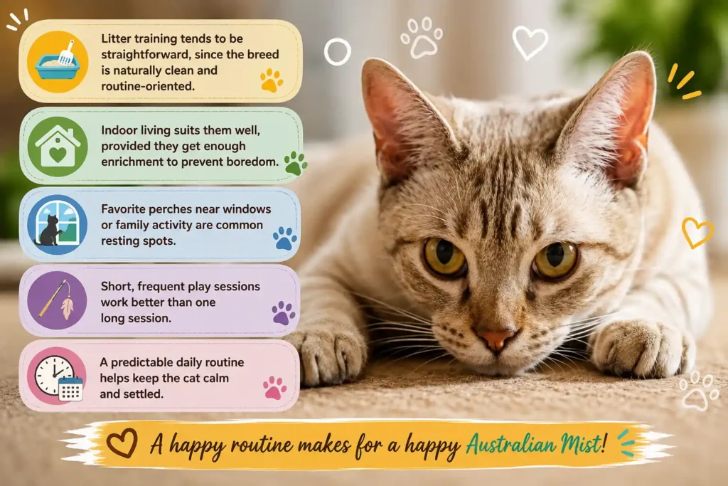 Australian Mist care routine