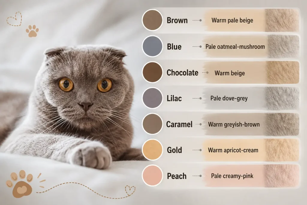 Australian Mist cat colors