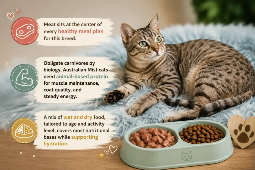 Australian Mist cat food guide