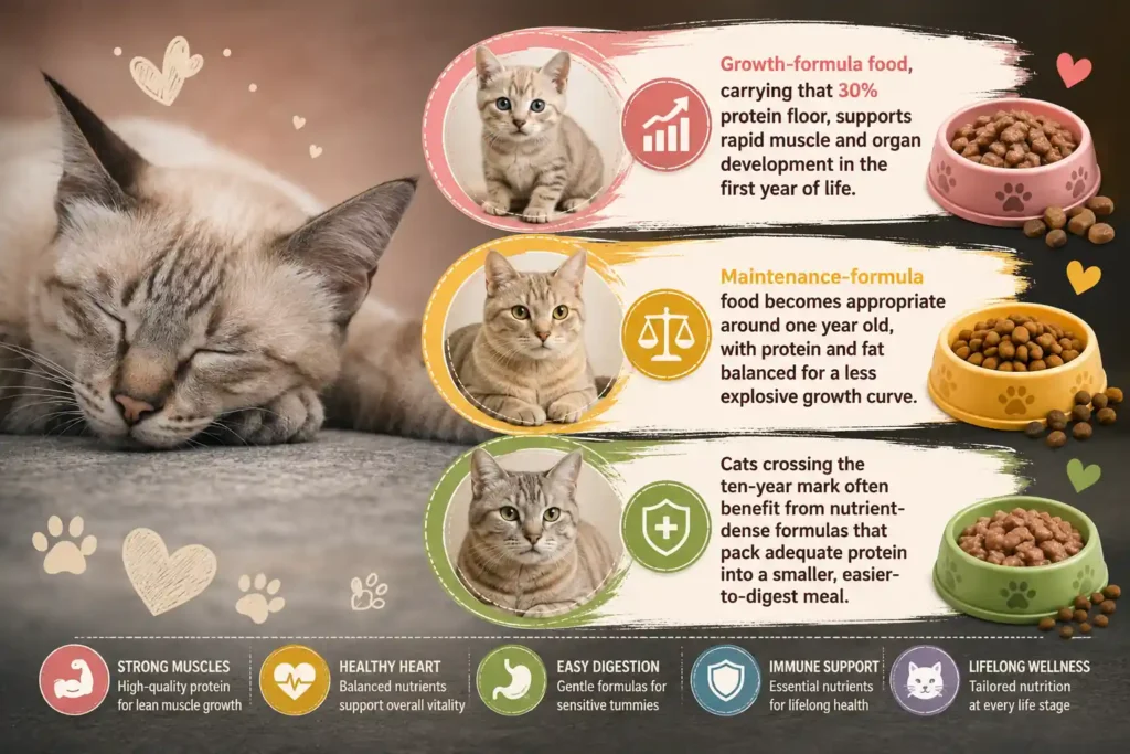 Australian Mist cat life-stage diet