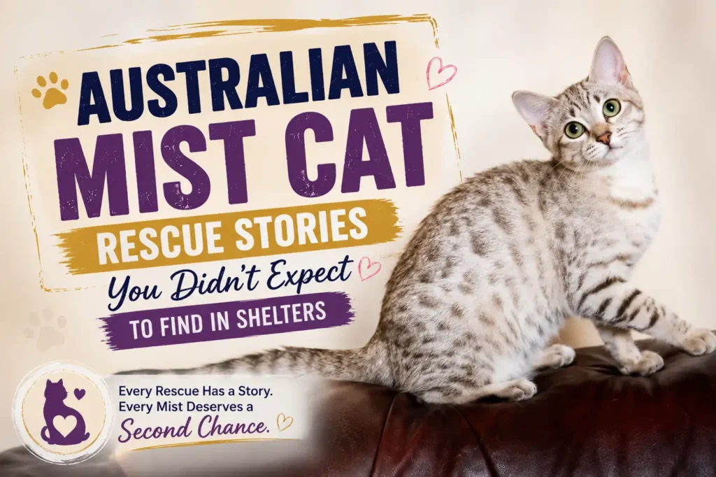 Australian Mist cat rescue