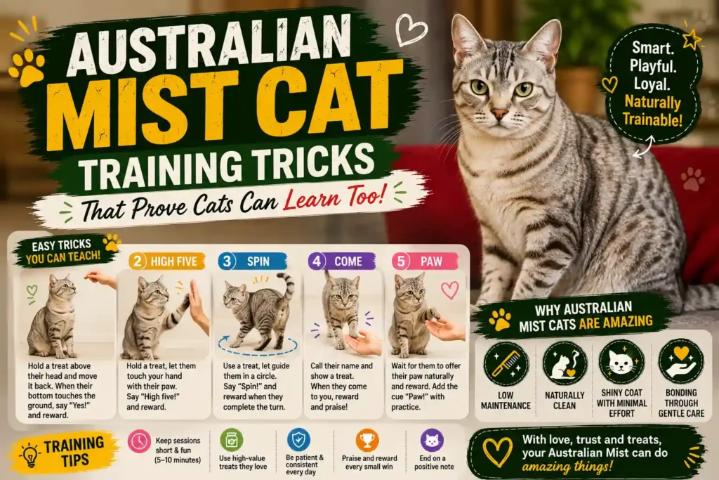 Australian Mist cat training