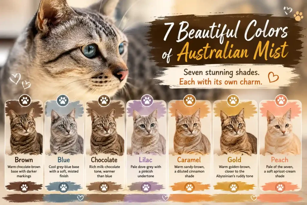 Australian Mist coat colors