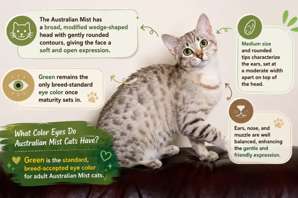 Australian Mist eye color