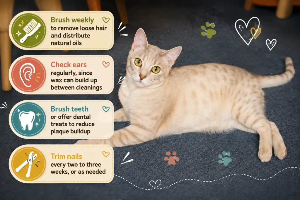Australian Mist grooming care
