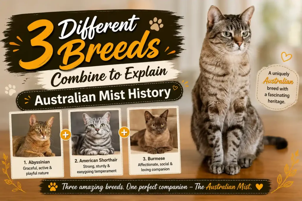 Australian Mist history and three breeds