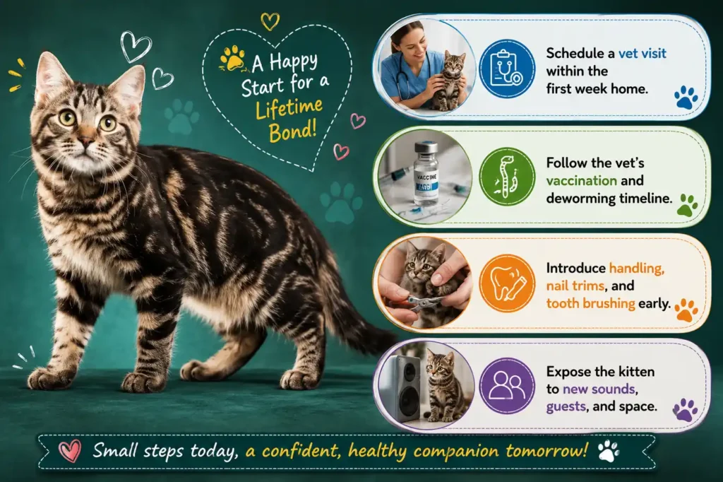 Australian Mist kitten care