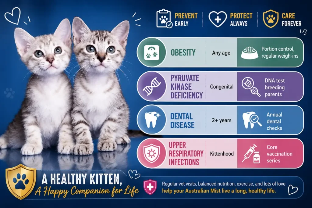 Australian Mist kitten health 