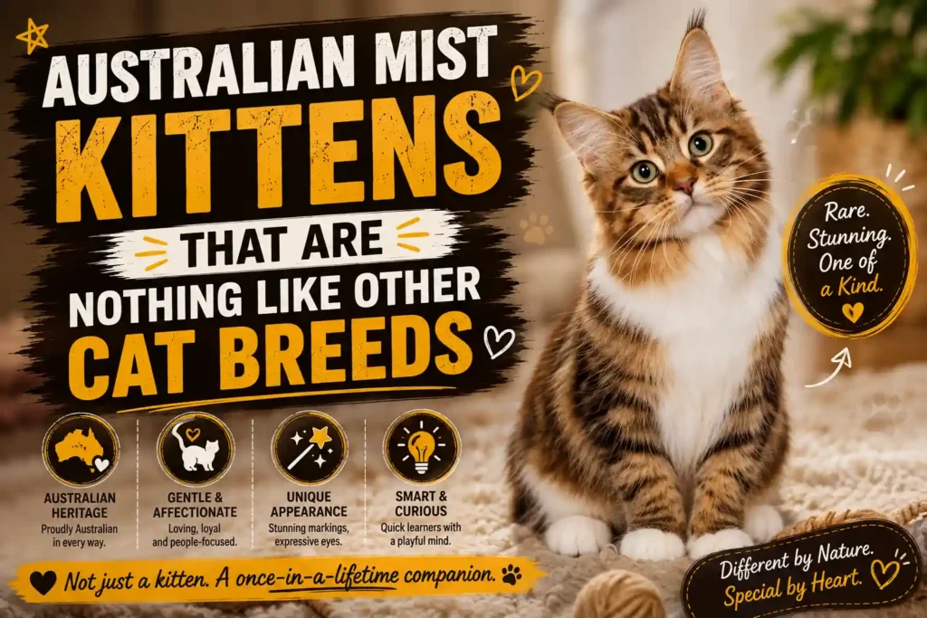 Australian Mist kittens