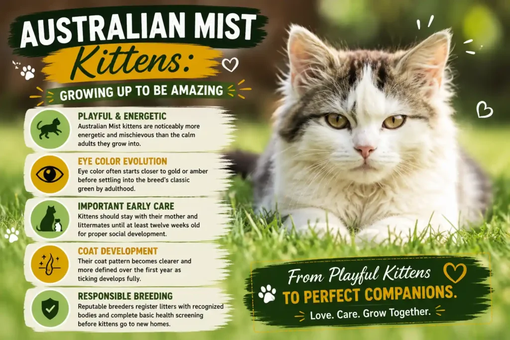 Australian Mist kittens