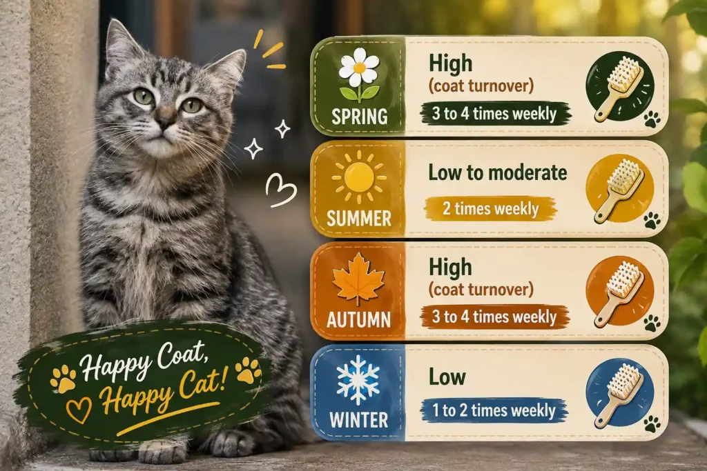 Australian Mist seasonal grooming