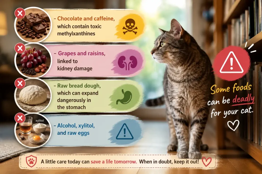 Toxic foods for cats 