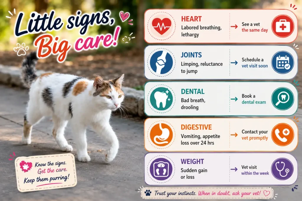 Cat health warning signs