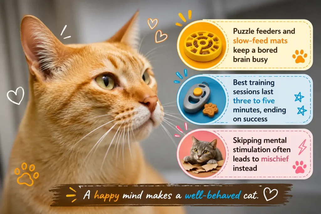 Cat mental stimulation tips