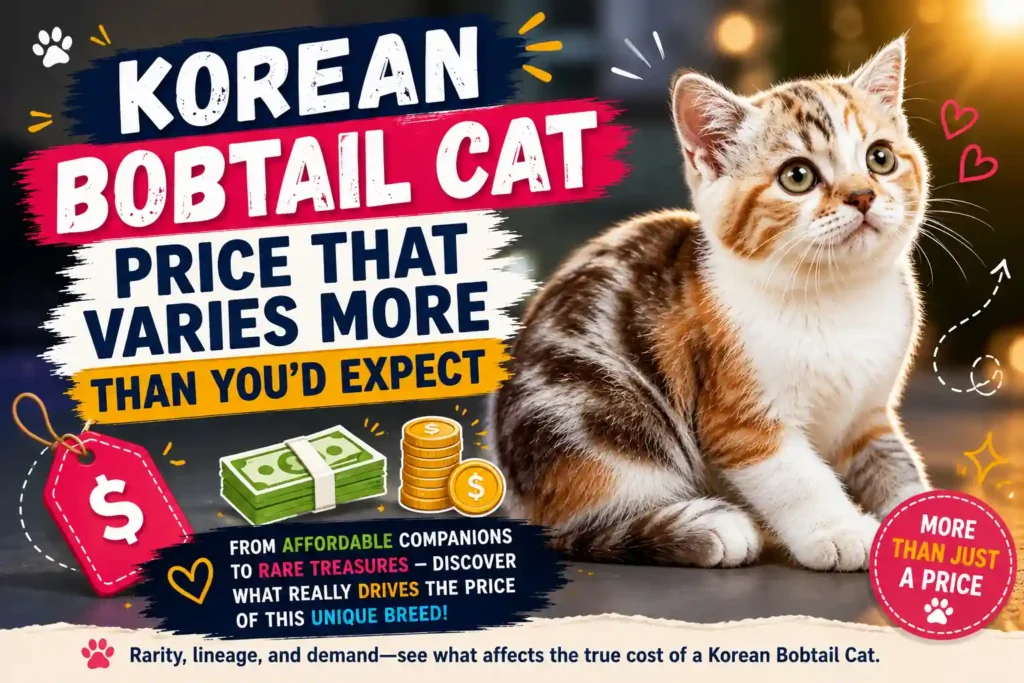 Korean Bobtail cat price guide