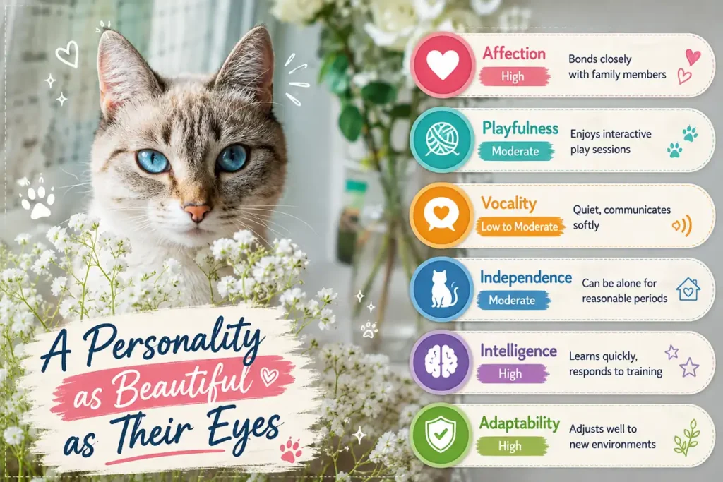 Ojos Azules cat personality traits