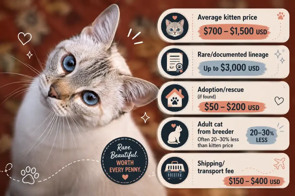 Ojos Azules cat price guide