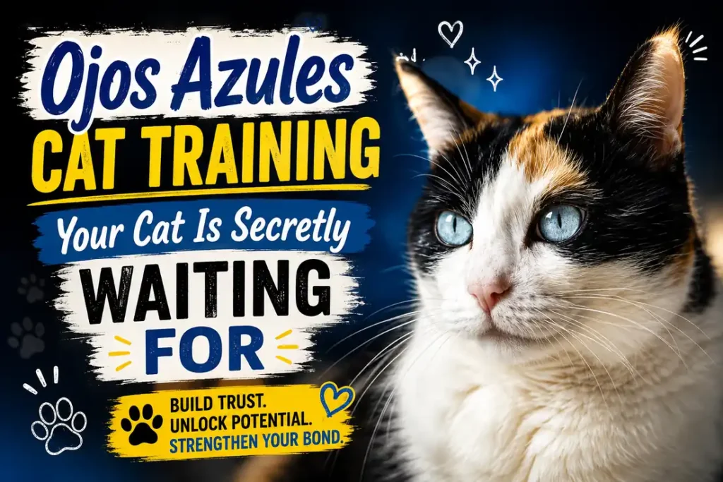 Ojos Azules cat training