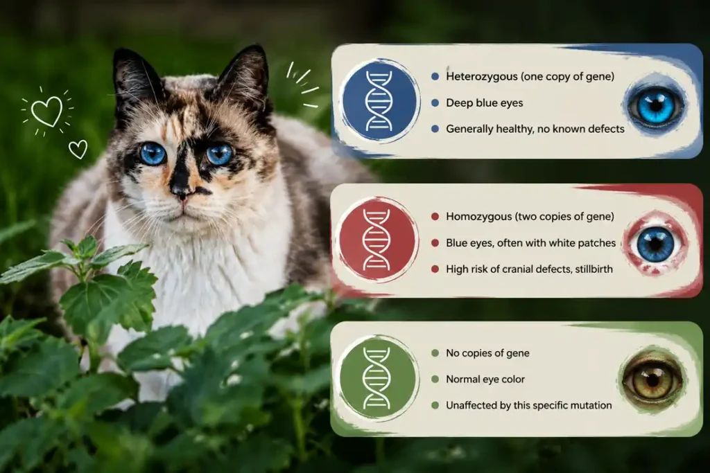 Ojos Azules gene comparison infographic
