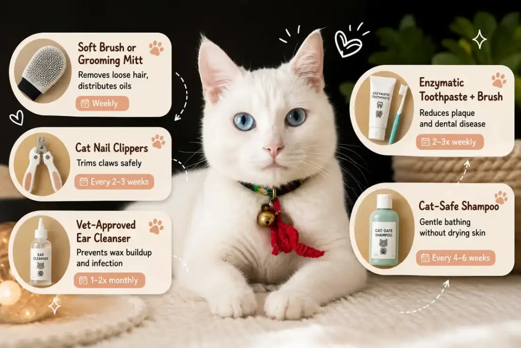 Ojos Azules grooming routine