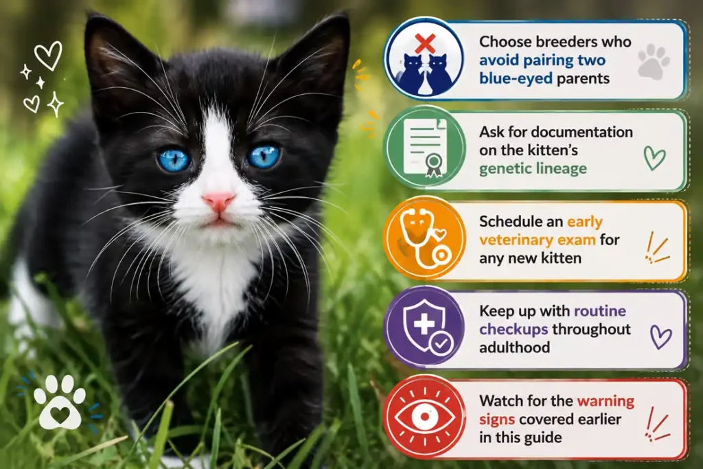 Ojos Azules kitten care guide 