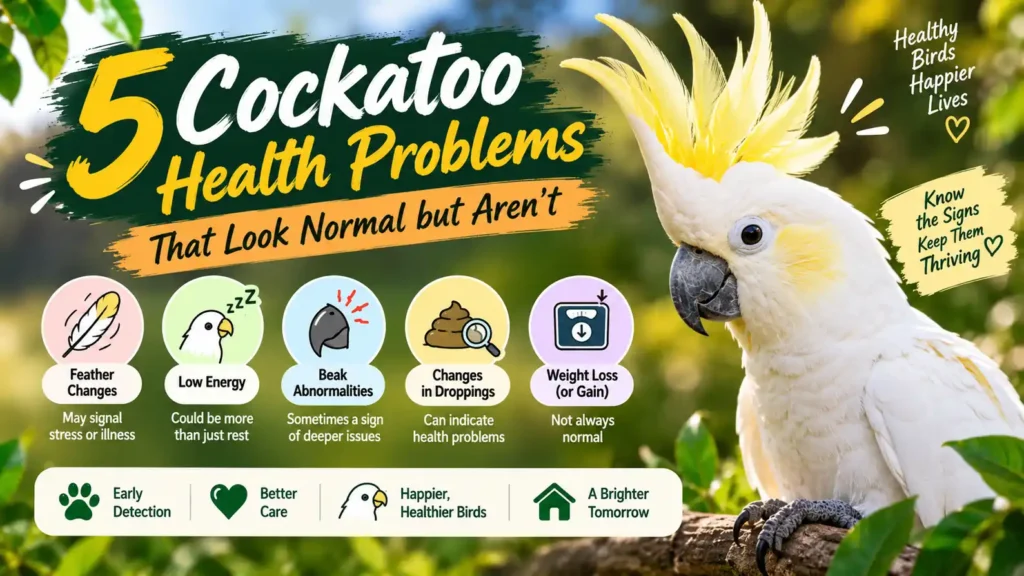Cockatoo health problems