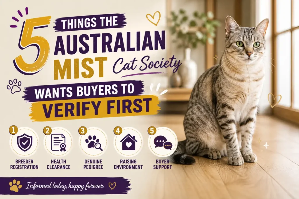 Australian Mist cat society