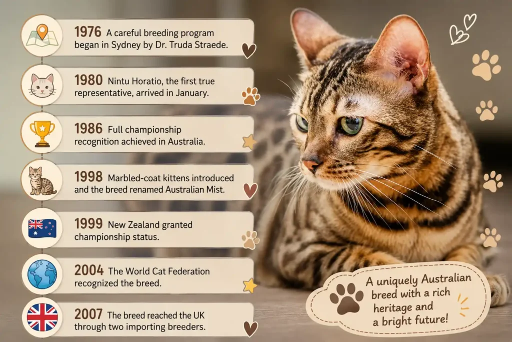 Australian Mist cat history