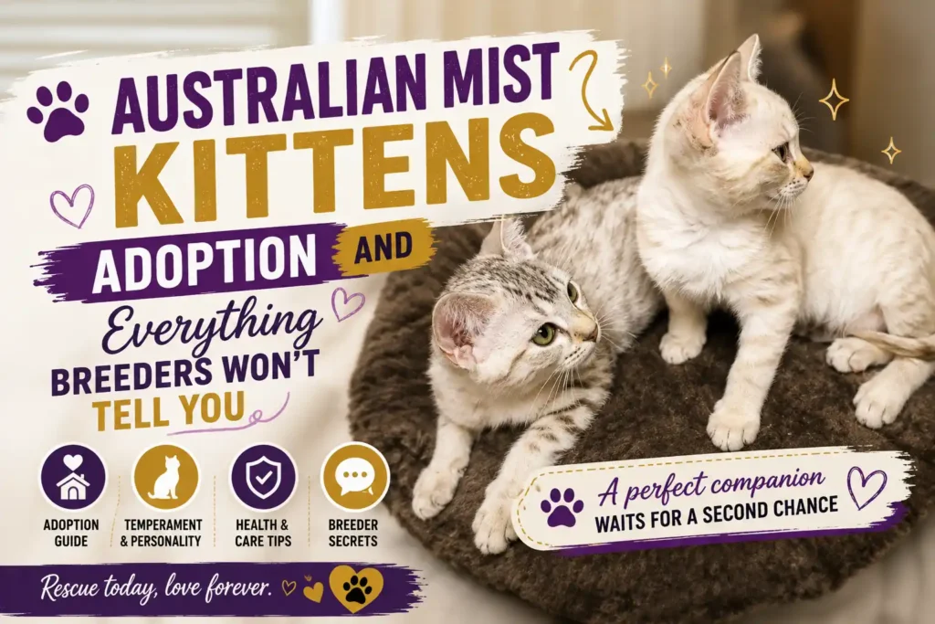 Australian Mist kittens
