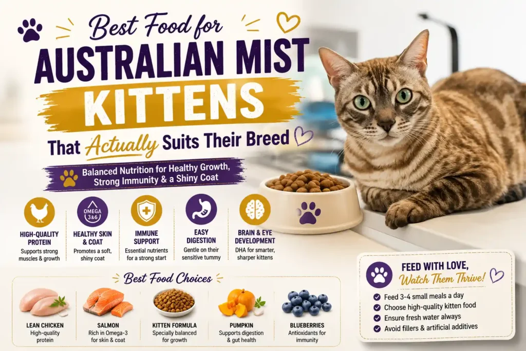 Australian Mist kitten food